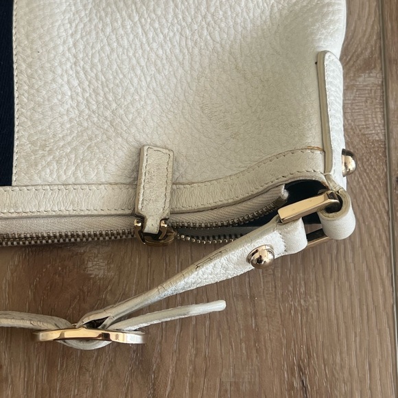 GUCCI White Calfskin Leather Blondie  Hobo Shoulder Bag - Picture 10 of 11